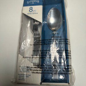 Gatherings 8 piece dinner spoons Stainless Steel